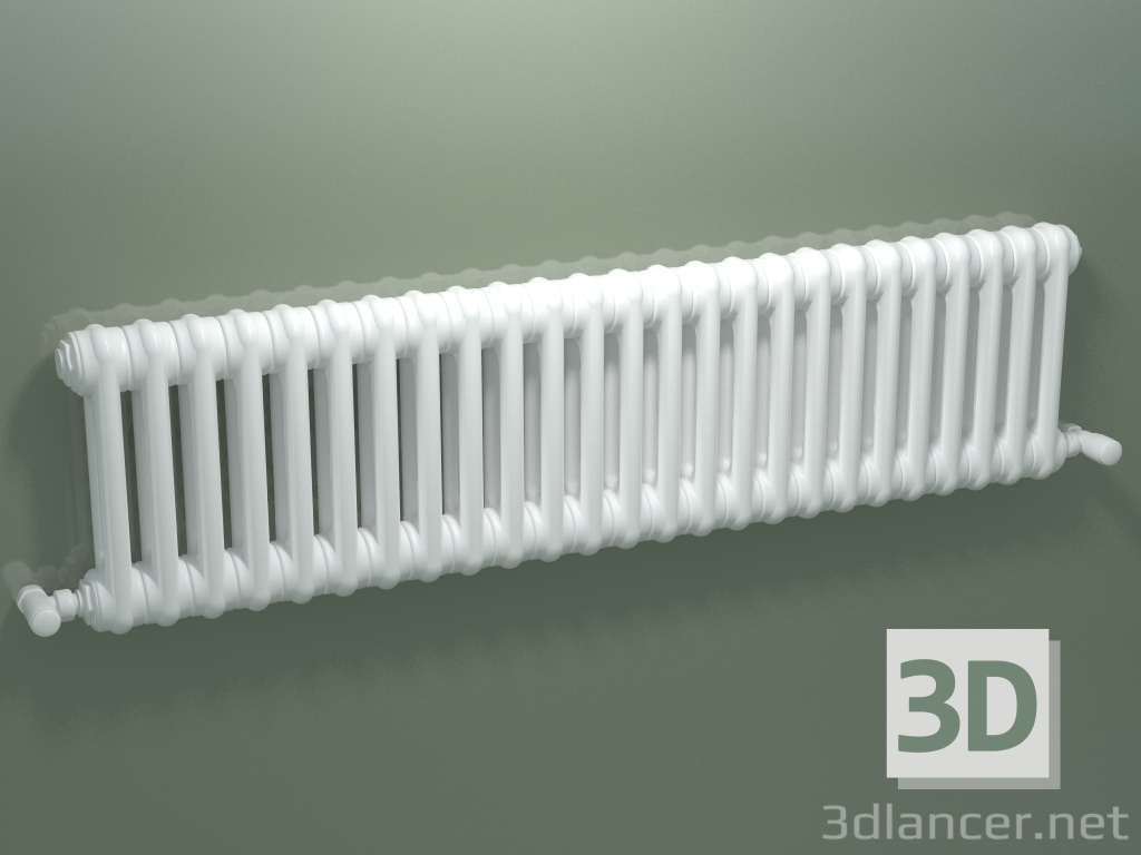 3D Modell Rohrkühler PILON (S4H 2 H302 25EL, weiß) - Vorschau