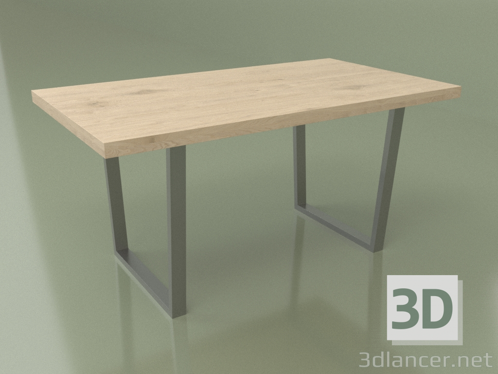 3d model Dining table Modern (Champagne) - preview