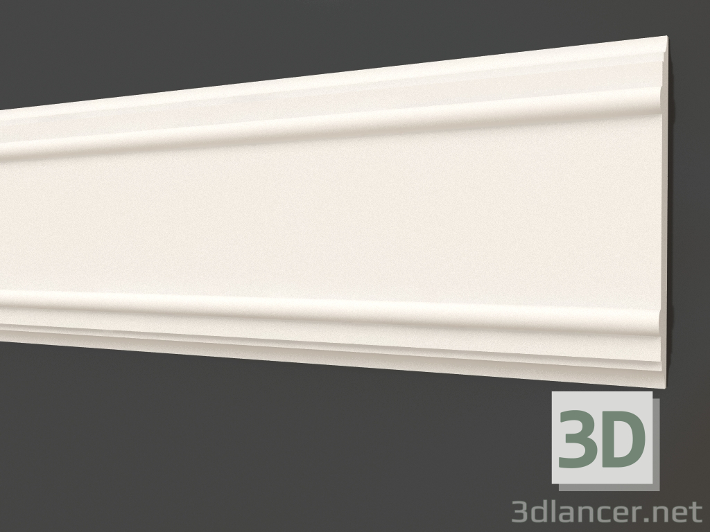 3d model Plaster molding LG 090 (170x25) - preview