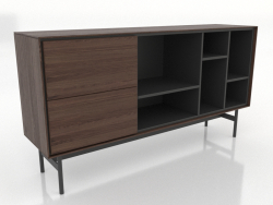 Meuble 1 1600x400 mm (noyer foncé)