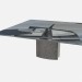 modèle 3D Carré de table aneth - preview