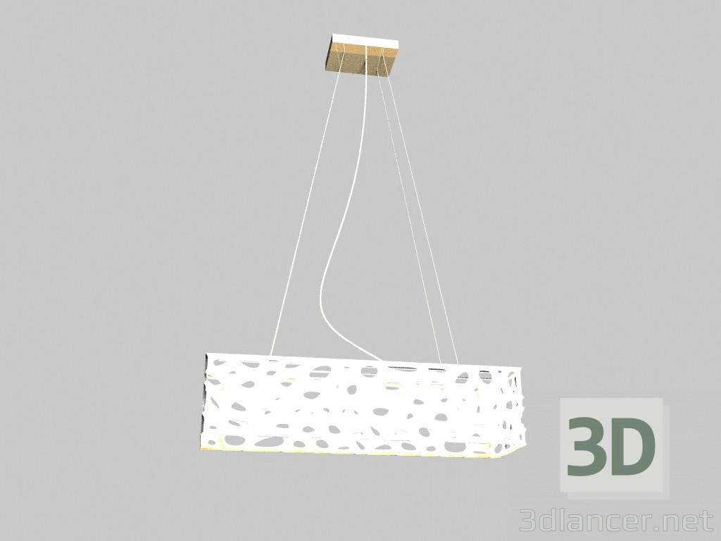 3d модель Підвісний світильник md 10376-3a dune 3 set білий – превью