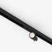 3 डी मॉडल चुंबकीय busbar के लिए एलईडी दीपक (DL18782_01M काला) - पूर्वावलोकन