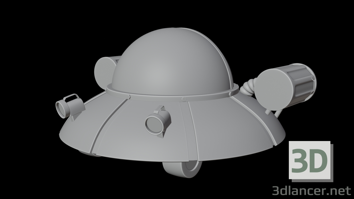 modèle 3D de Soucoupe volante acheter - rendu
