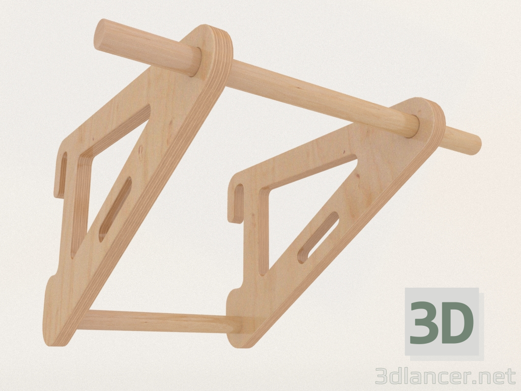 modèle 3D Barre horizontale MOVE Z (LVMZAA) - preview