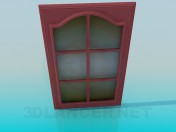 Короткая дверь со стеклом