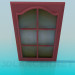 3d модель Короткая дверь со стеклом – превью