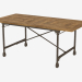3d model Mesa de bar 72 "La madera Vintage y mesa de metal (8831.0004.S) - vista previa