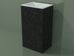 Freestanding washbasin (03R126101, Nero Assoluto M03, L 48, P 36, H 85 cm)