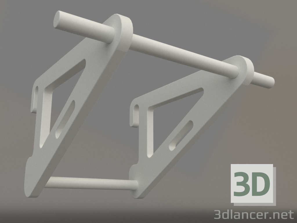 modello 3D Barra orizzontale MOVE Z (LWMZAA) - anteprima