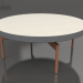 modello 3D Tavolino rotondo Ø90x36 (Antracite, DEKTON Danae) - anteprima