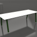 3D modeli Yemek masası 250 (Şişe yeşil, Fenolik) - önizleme