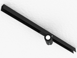 La lámpara LED para la barra colectora magnética (DL18783_01M Negro)