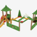 3d model Children's play complex (5308) - preview