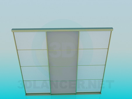 3D modeli Sürgülü Kapılar - önizleme