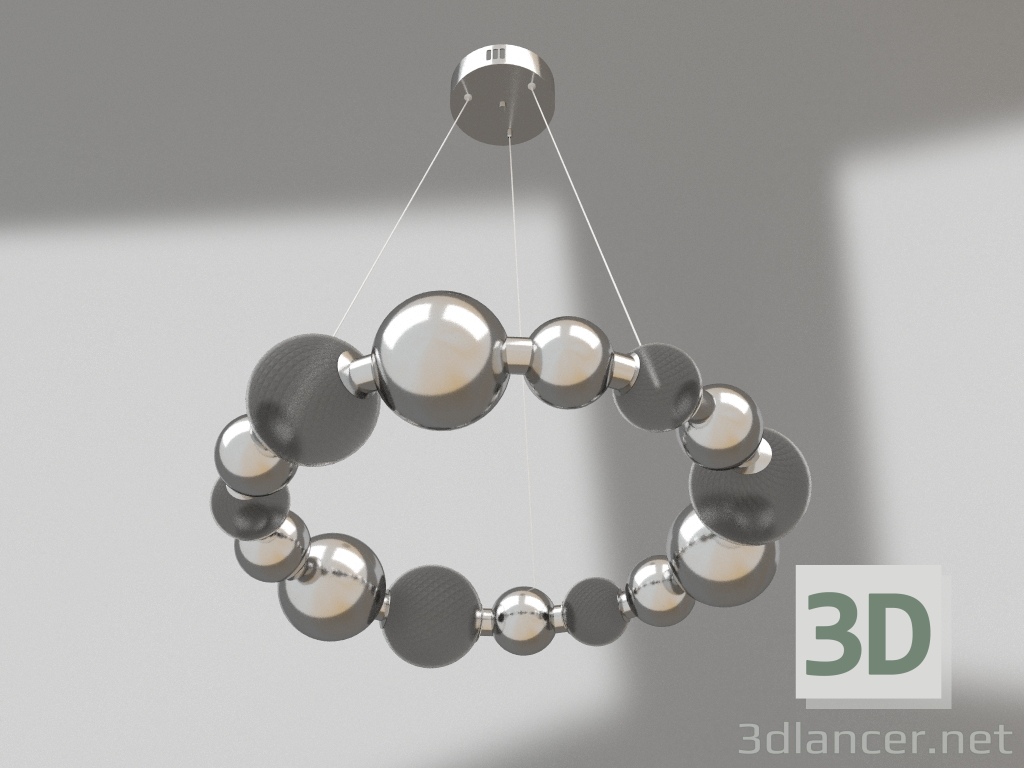 3D Modell Kleiderbügel Amita chrom (08038-50.02) - Vorschau