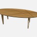 3D Modell Ovaler Tisch, Janet - Vorschau