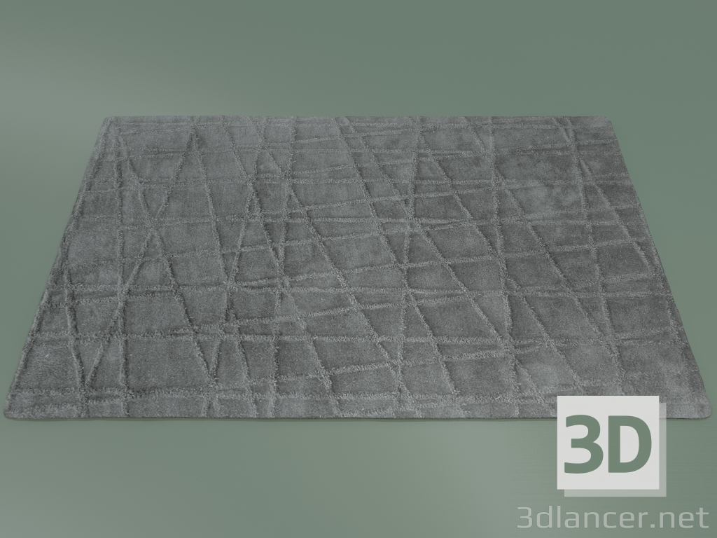 3d model Carpet Cross (S26, Gray) - preview