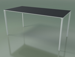 Стол прямоугольный 0802 (H 74 - 79x160 cm, laminate Fenix F06, V12)