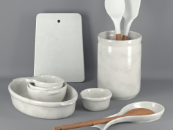Küchenset aus Keramik