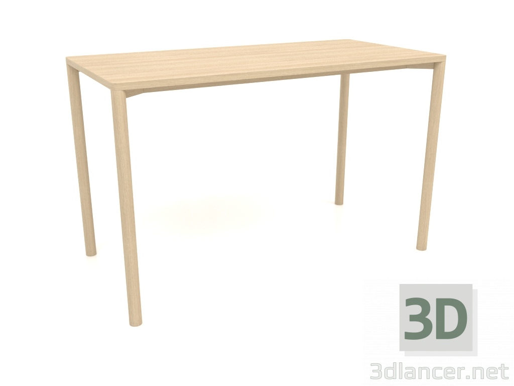 3D Modell Tisch DT (1200x600x750, Holz weiß) - Vorschau