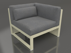 Modular sofa, section 6 right (Gold)