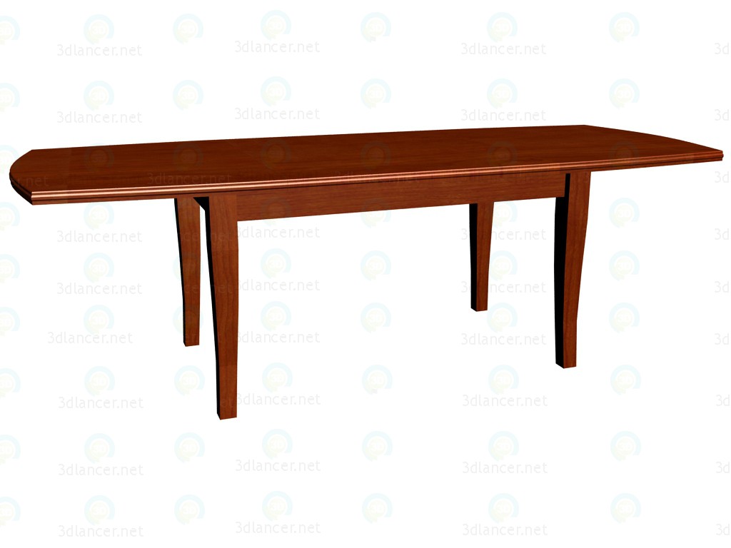 modèle 3D Table pliante (maximum déplié) - preview