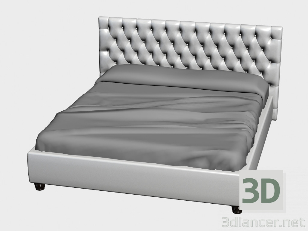3d model Bed Chester 2 (198) - preview