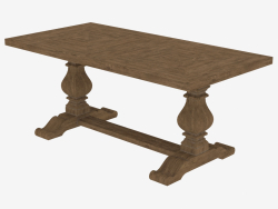 Dining table 72 "NEW TRESTLE TABLE (8831.1003.S)