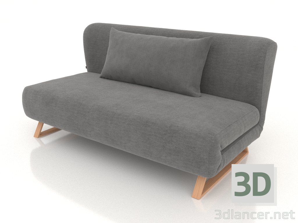 3d модель Диван-ліжко Rosy 3-х місний (світло-сірий) – превью