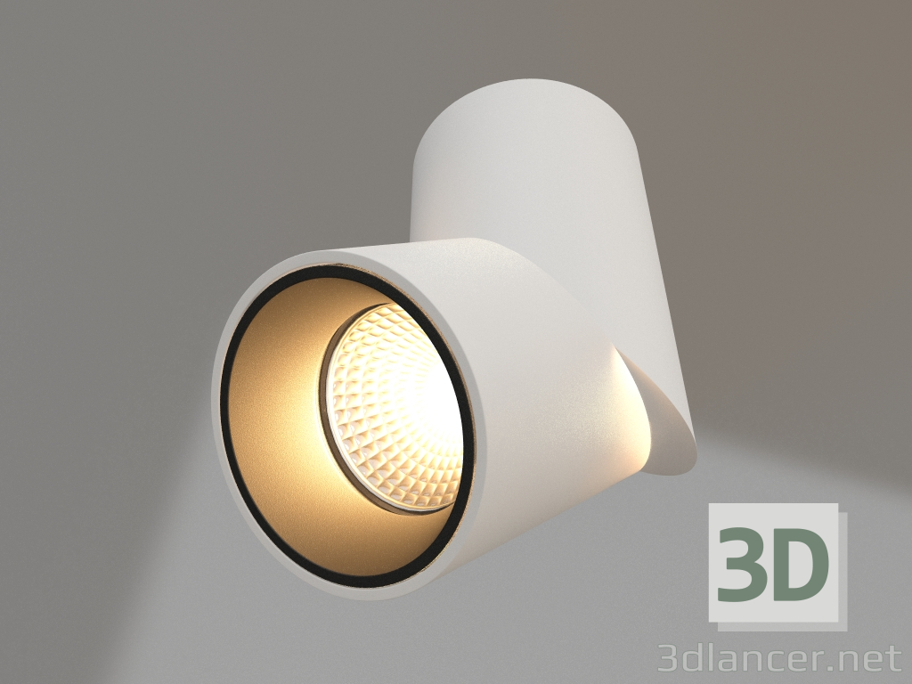 3D Modell Lampe SP-TWIST-SURFACE-R70-12W Warm3000 (WH-BK, 30 °) (024992(1)) - Vorschau