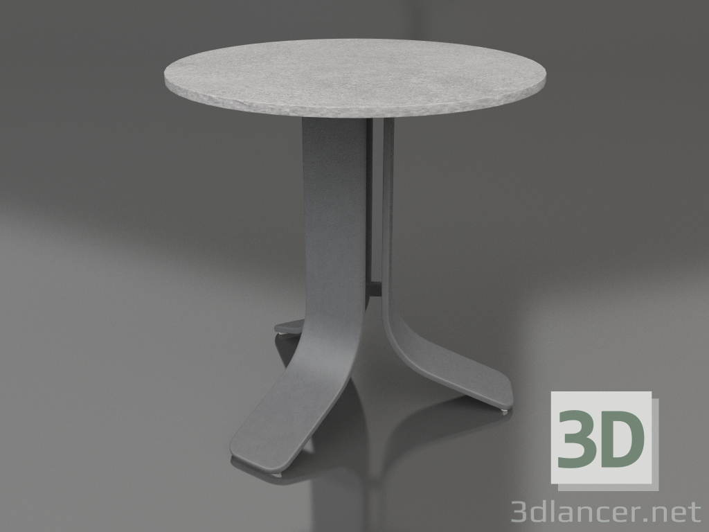 3d model Coffee table Ø50 (Anthracite, DEKTON Kreta) - preview