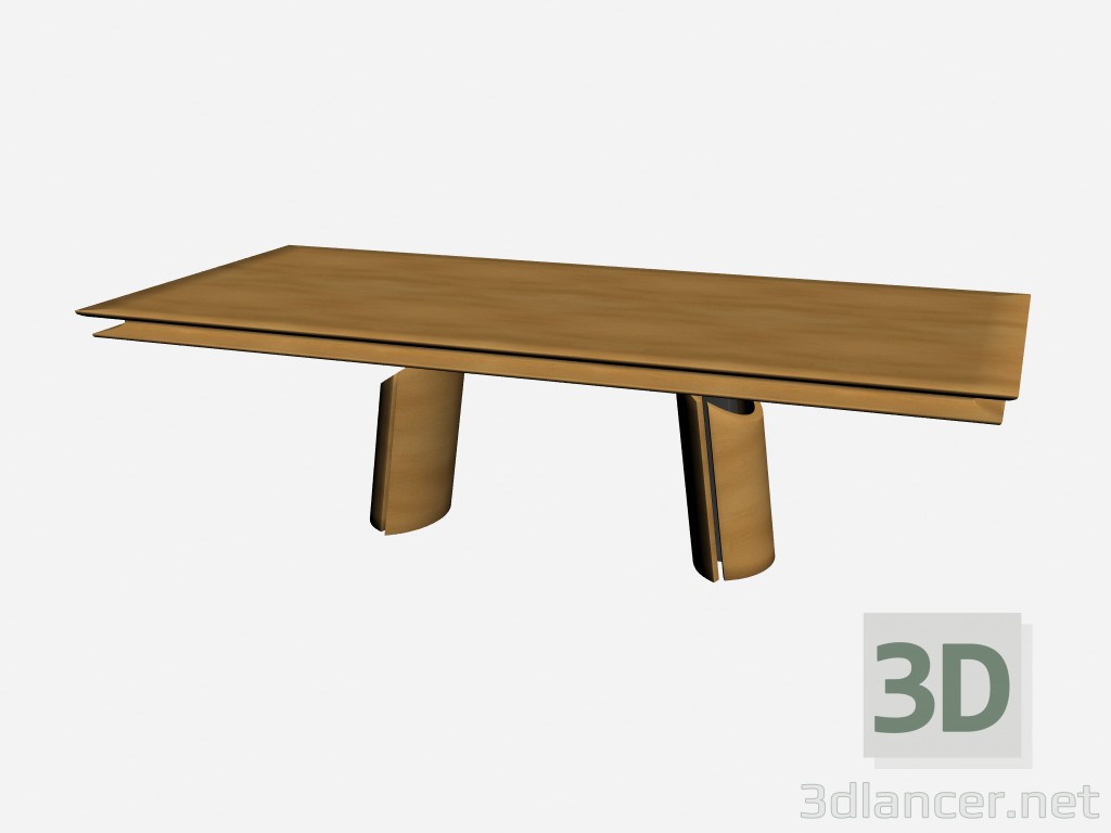 modello 3D Tavolo rettangolare Olimpico - anteprima