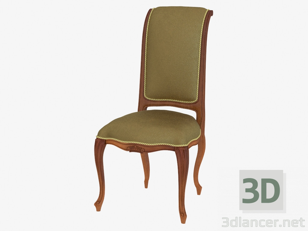 modèle 3D Chaise à manger en style classique 713 - preview