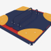 Modelo 3d Caixa de areia infantil 3.2 × 1.6 × 0.4 m (com tampa) (5311) - preview