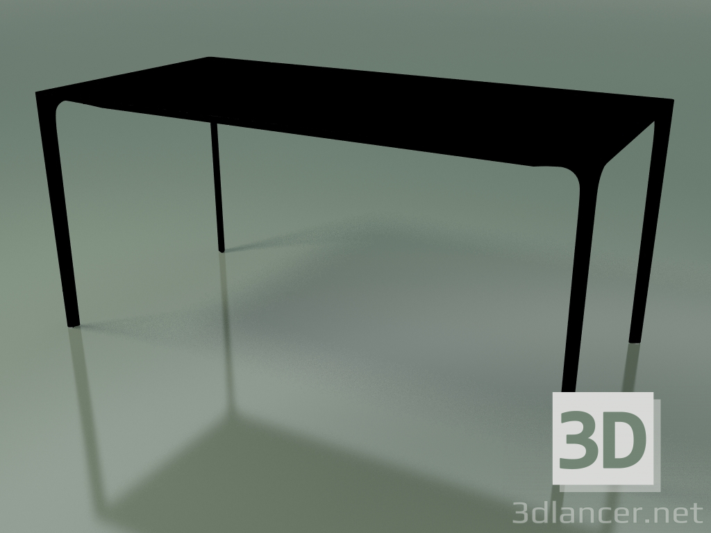 modello 3D Tavolo rettangolare 0802 (H 74 - 79x160 cm, laminato Fenix F02, V39) - anteprima