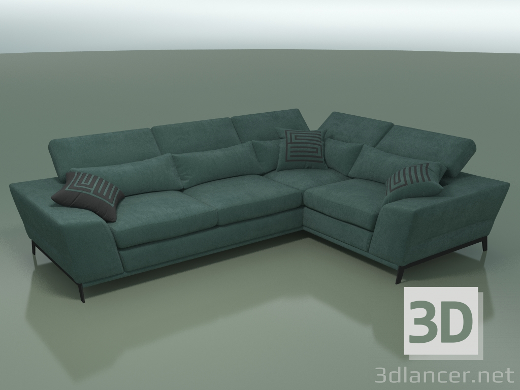 3D modeli Köşe kanepe (modül 5 + 9 + 4) - önizleme