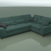 3d model Corner sofa (module 5 + 9 + 4) - preview