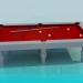 3d модель Бильярдный стол – превью