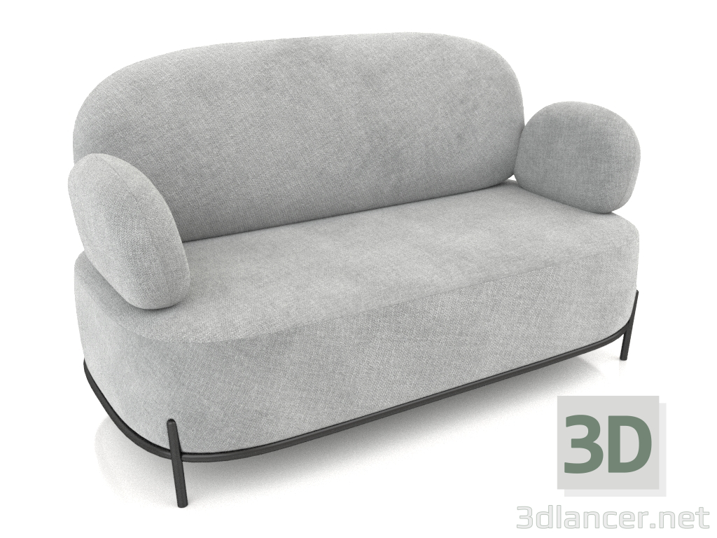 3d model Sofa Coco 2-seater (gray) - preview