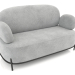 3d model Sofa Coco 2-seater (gray) - preview