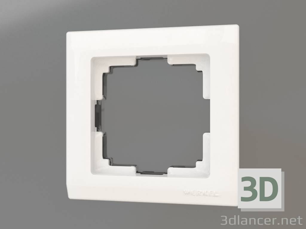 modello 3D Telaio per 1 palo Stark (bianco) - anteprima