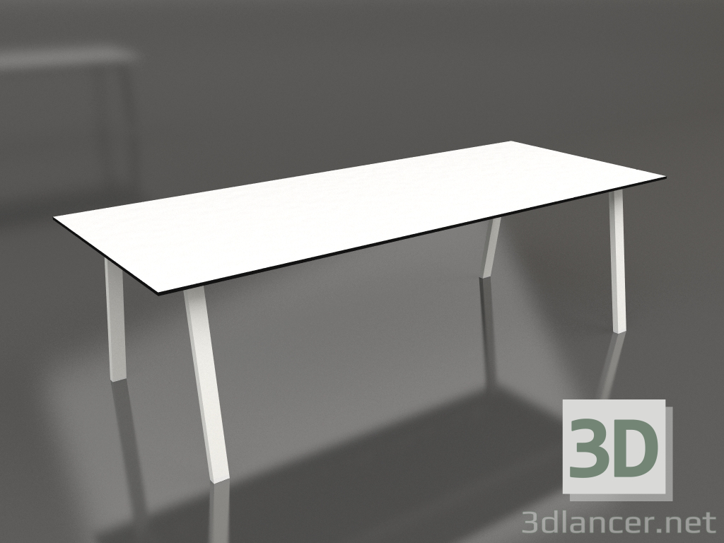 modèle 3D Table à manger 250 (Gris agate, Phénolique) - preview