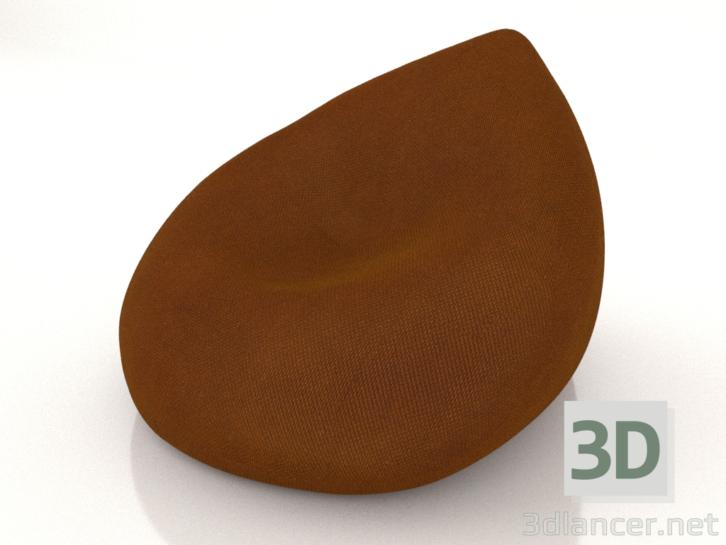 modèle 3D Pouf Calme (tresse 3015) - preview