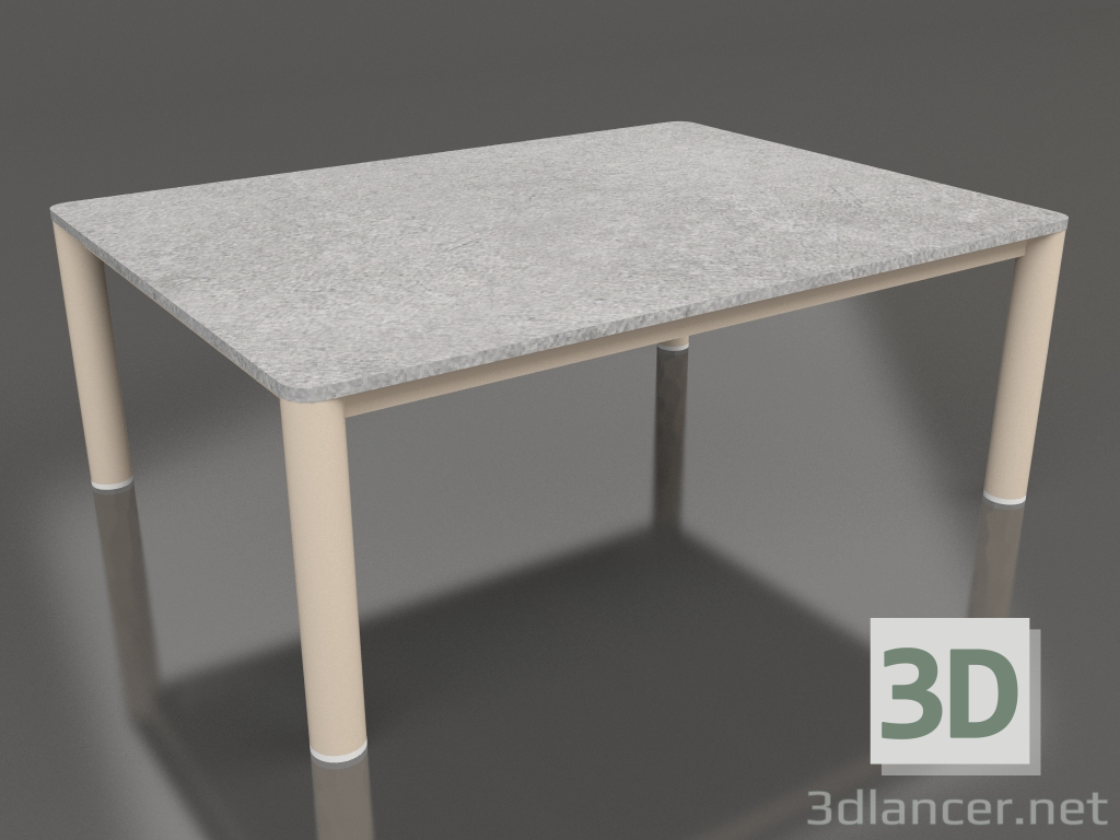 modello 3D Tavolino 70×94 (Sabbia, DEKTON Kreta) - anteprima