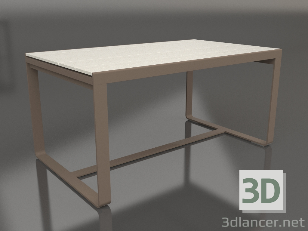 3d model Dining table 150 (DEKTON Danae, Bronze) - preview