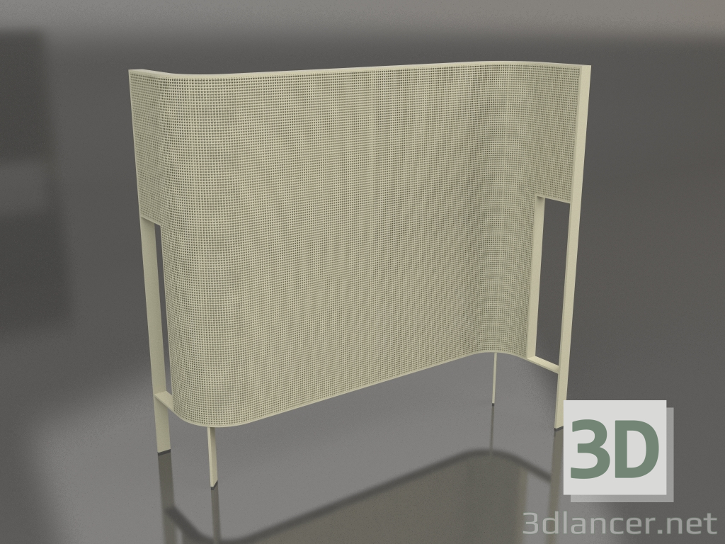 3D Modell Trennwand (Gold) - Vorschau