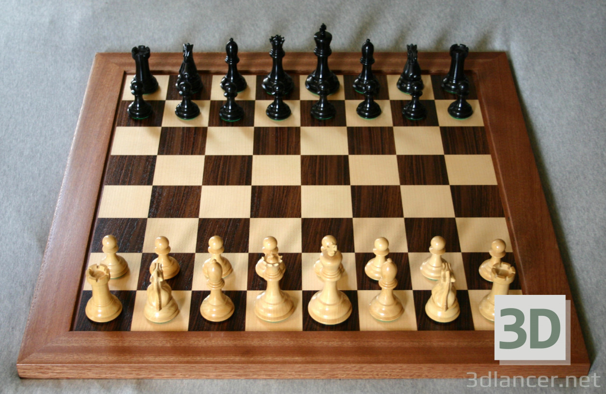3d модель Шахматы – превью