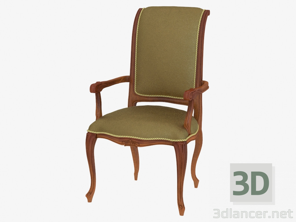 Modelo 3d Cadeira de jantar em estilo clássico 714 - preview