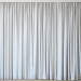 3d Curtains with tulle set 07 model buy - render